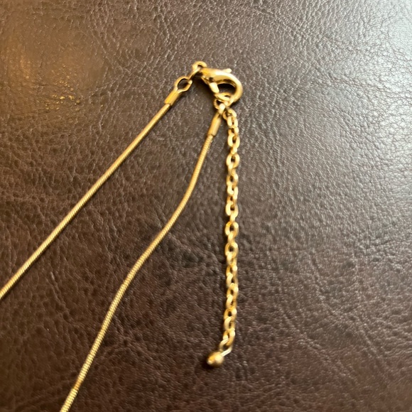 NWOT Croft & Borrow Holiday Christmas Tree gold tone necklace & stud earrings. - Picture 3 of 4